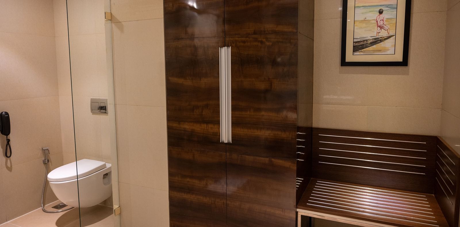 An image of the exterior view of the bathroom at Grand Kakinada by GRT Hotels 