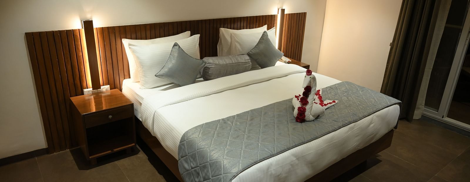 The Deluxe Room at Mango Lead Lake Resort, Pune