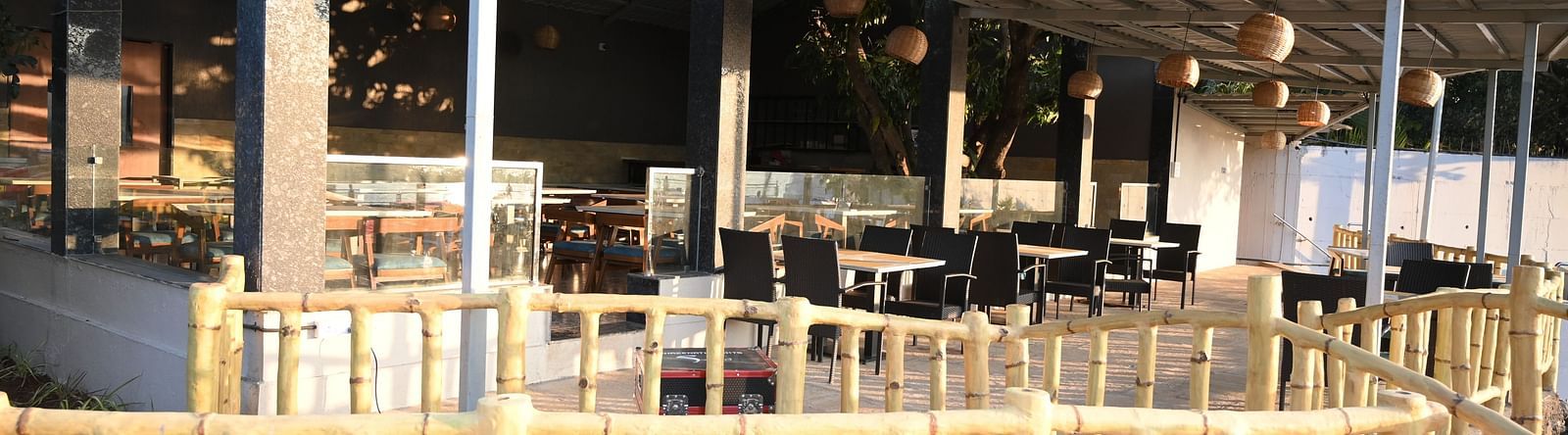 Dining at Amarai at Mango Leaf Lake Resort, Pune 1