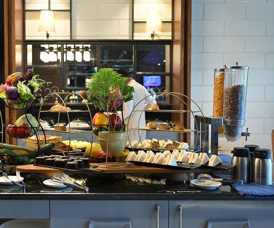 buffet spread - Hotel Polo Towers, Agartala
