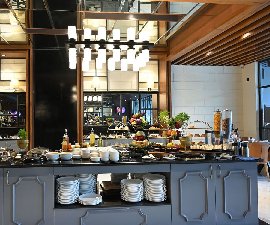 buffet spread - Hotel Polo Towers, Agartala