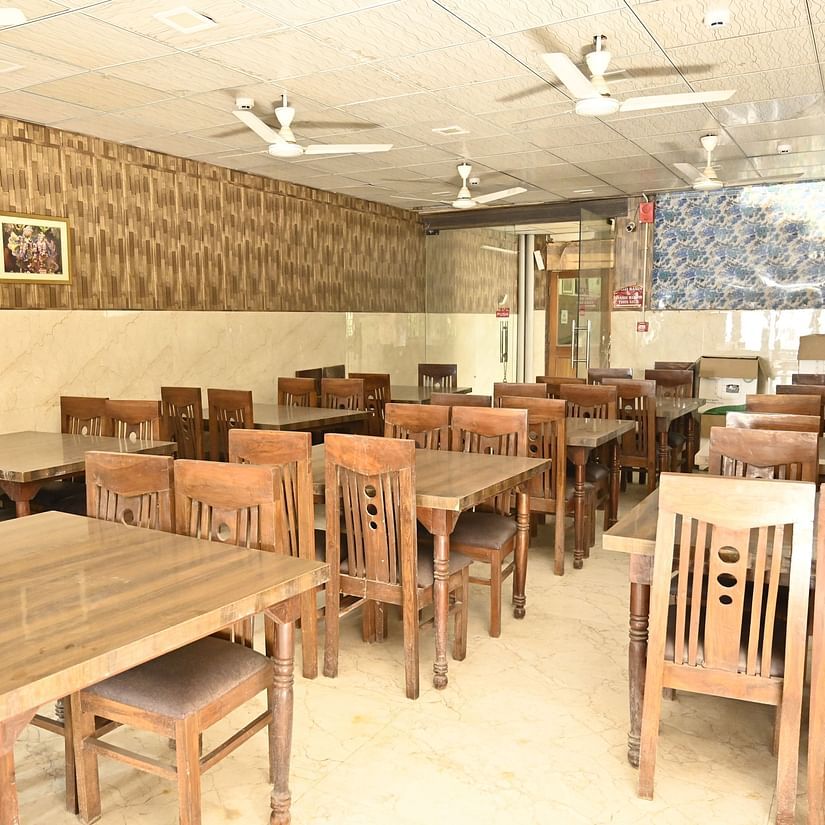Seating arrangements at Agra Prasadham 