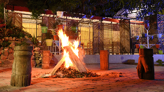 Campfire at Zeromile by Wedlock Greens, McCluskieganj