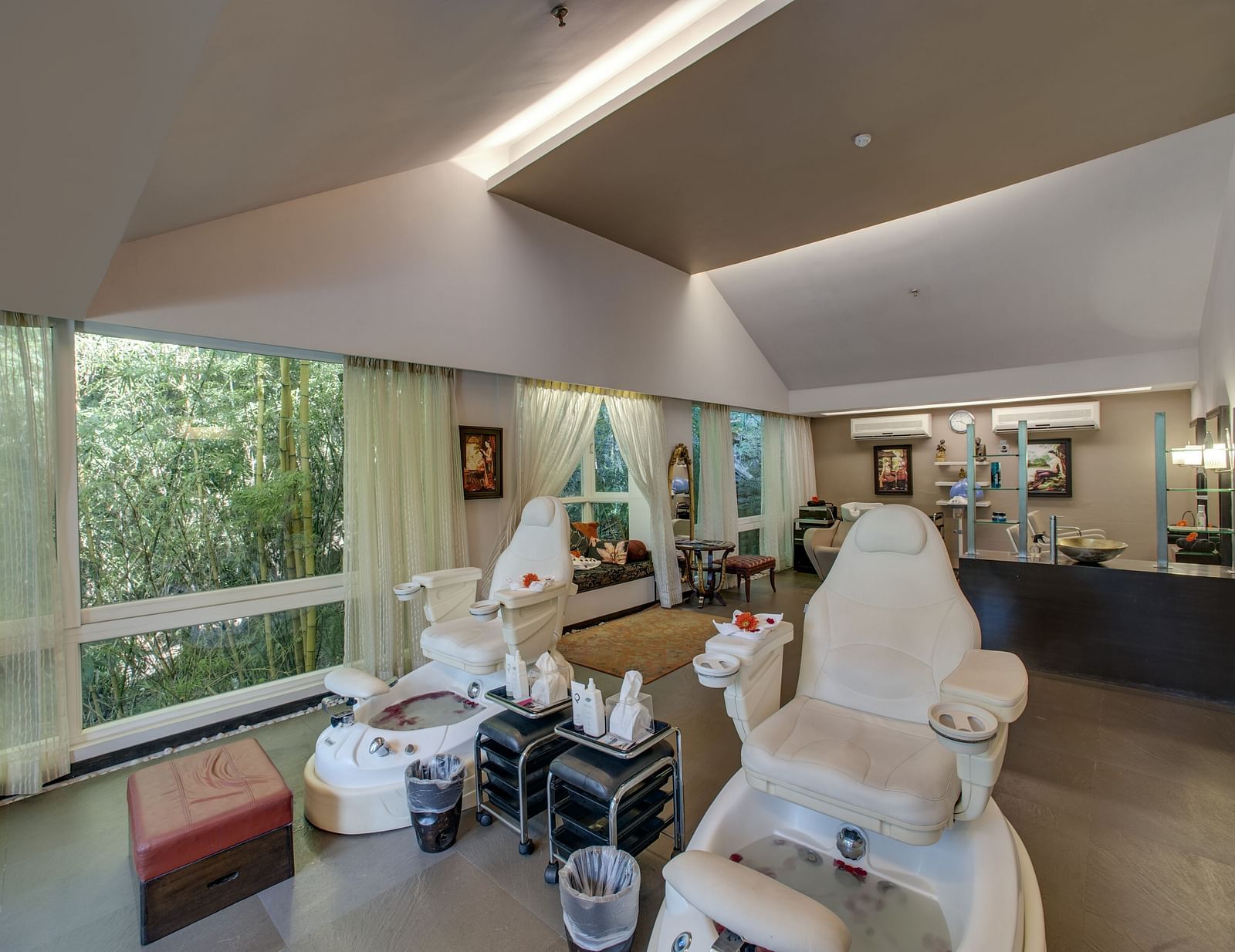 two Manicurist Chairs at the salon -  Mayfair Spa Resort & Casino Gangtok 