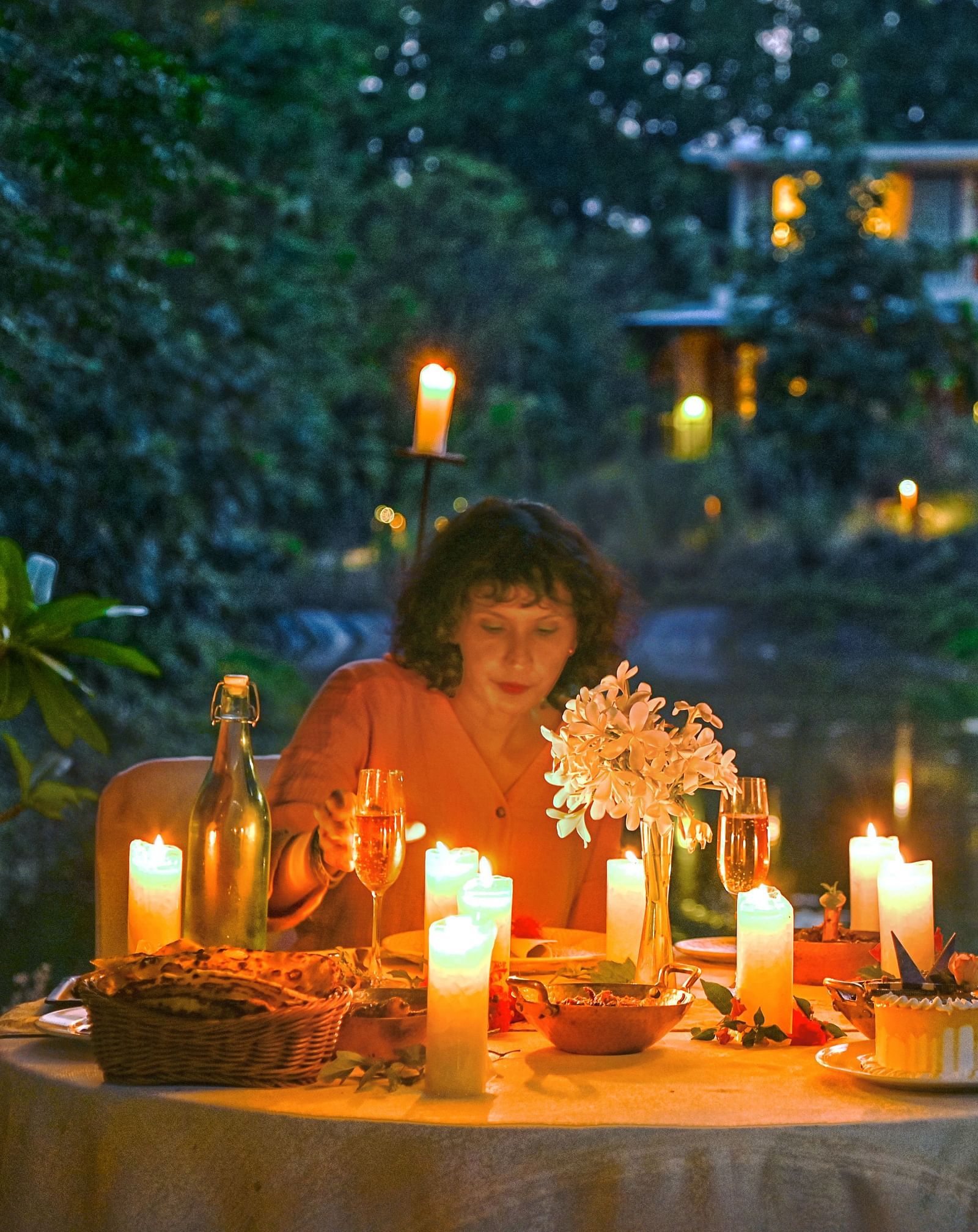 an old couple enjoying their meal at Saraca Corbett