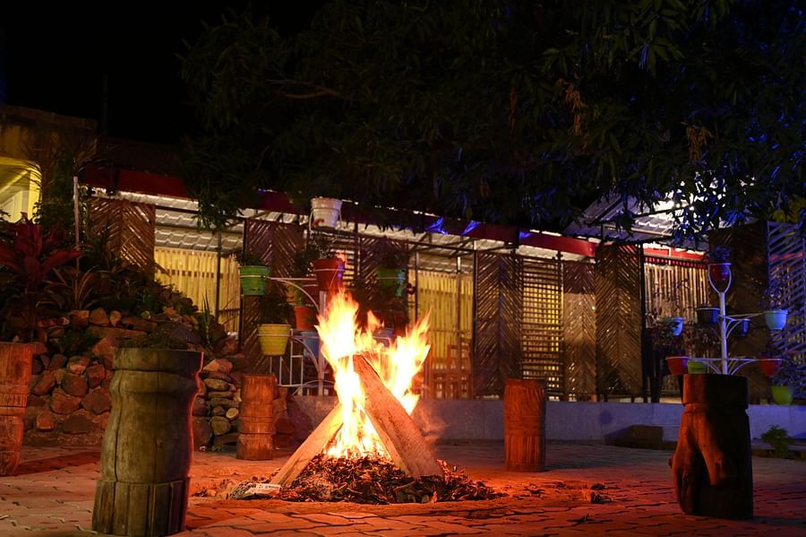 Campfire at Zeromile by Wedlock Greens, McCluskieganj