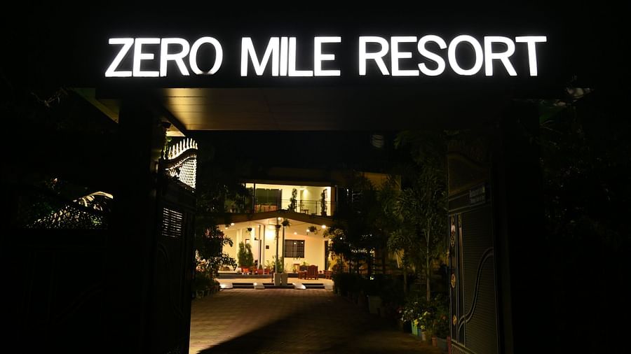 Entrance of Zeromile by Wedlock Greens, McCluskieganj