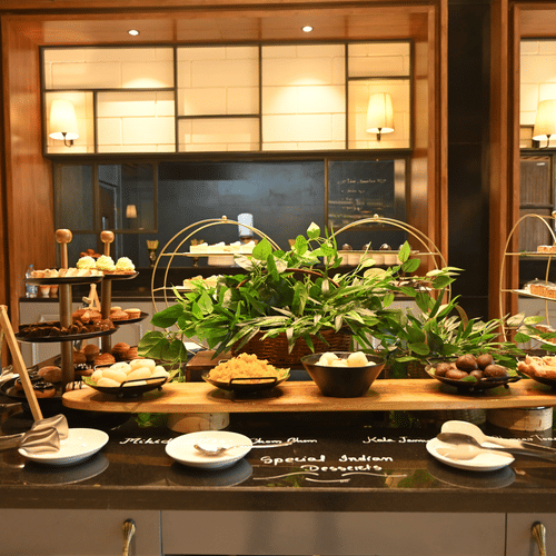 buffet spread - Hotel Polo Towers, Agartala