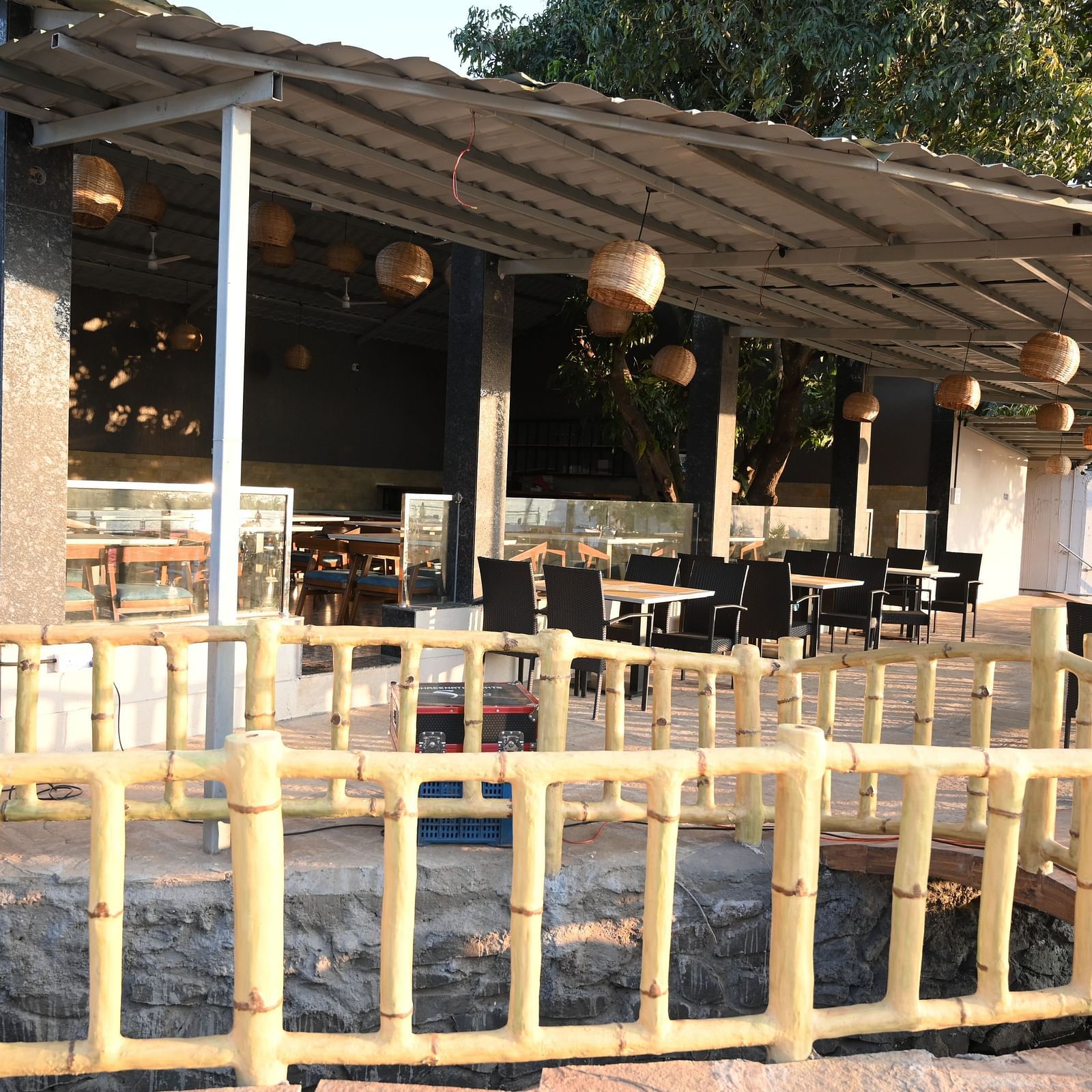 Dining at Amarai at Mango Leaf Lake Resort, Pune 1