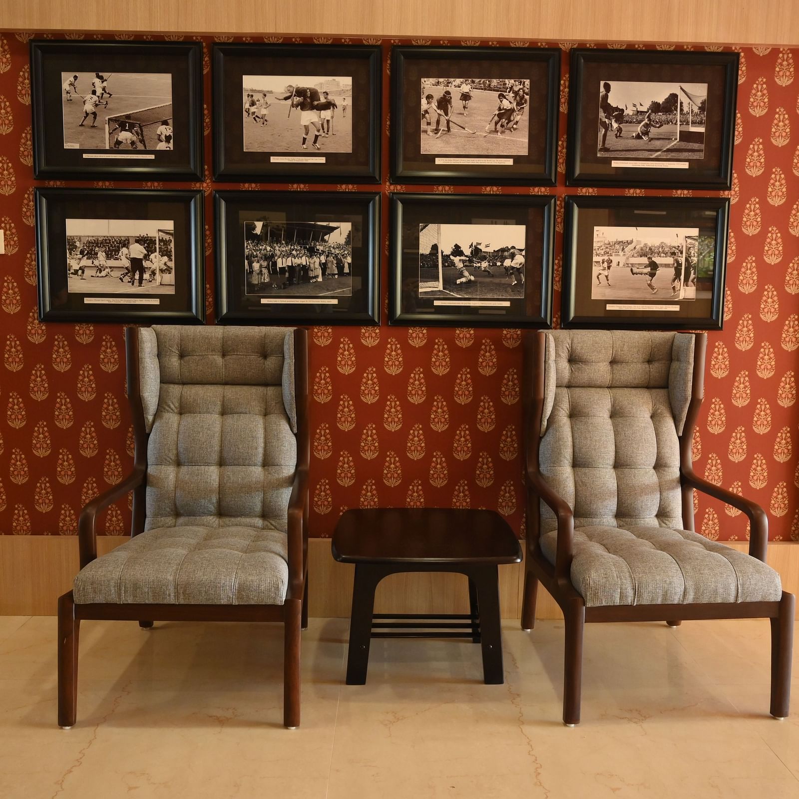 Two sofas in the Lobby of MAYFAIR World Cup Village, Rourkela 4