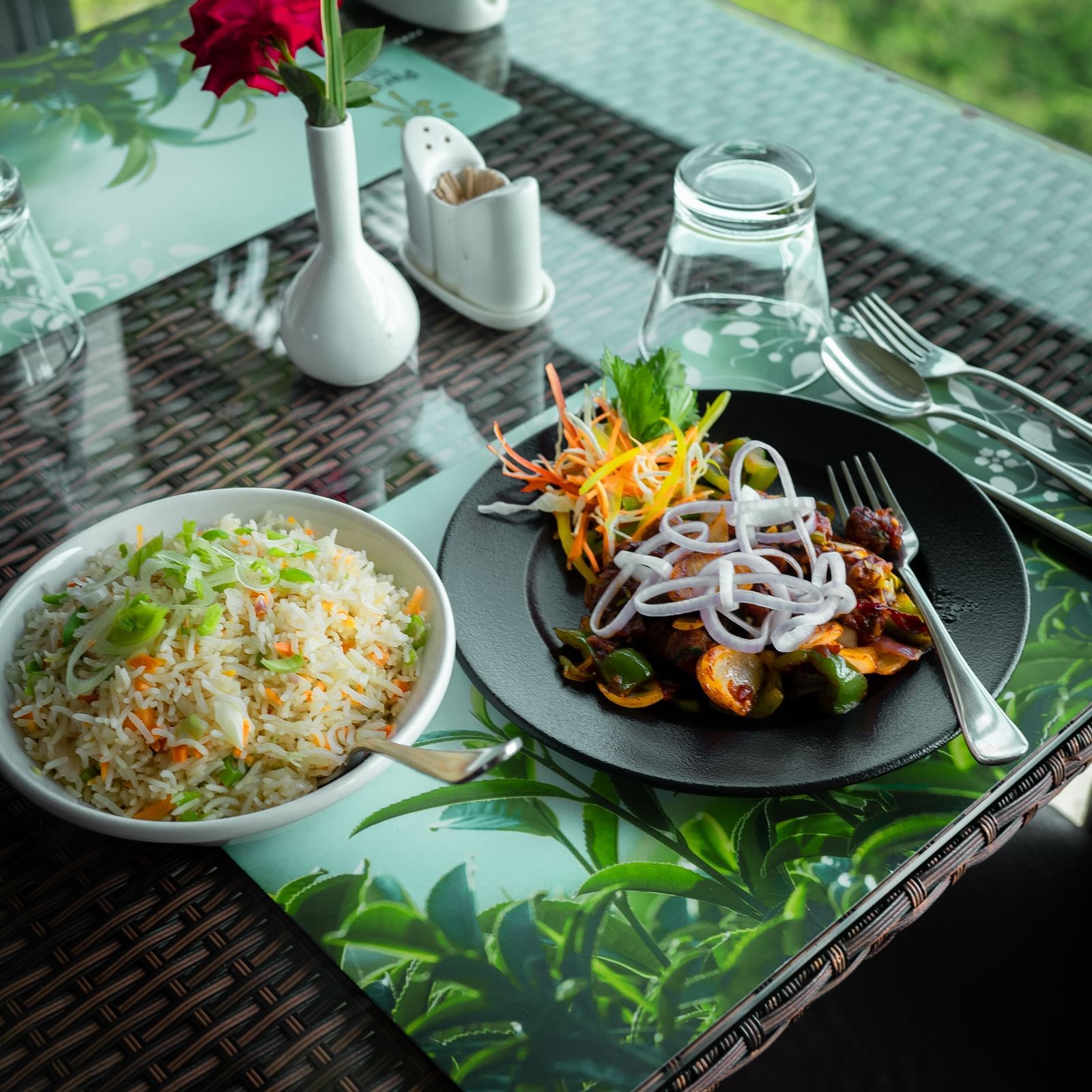 Dining at Parakkat Nature Hotel and Resorts, Munnar 9