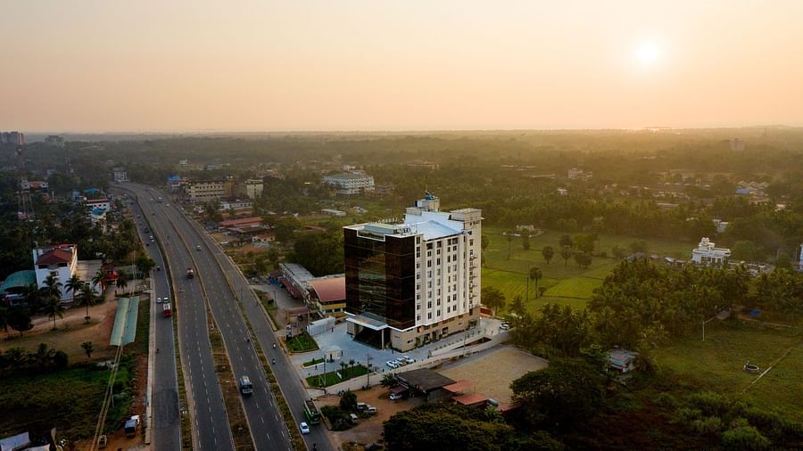 Facade image of Essentia Manipal Inn, Udupi.