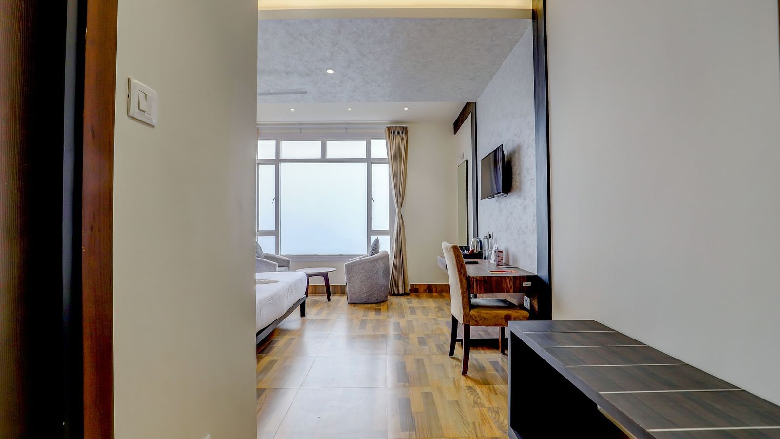 entrance to the Deluxe Room Banari Regency by Summit, Namchi