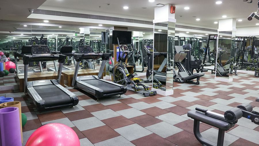 Gym area with equipments at Sobit Sarovar Portico, Goa