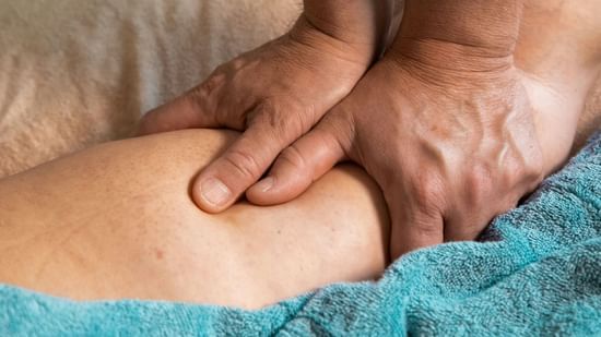 A soothing spa massage session, providing relaxation and rejuvenation