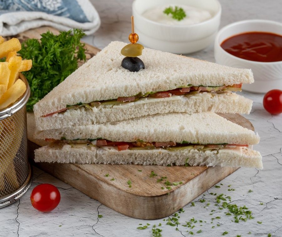 Vegetable Tripple Decker Sandwich
