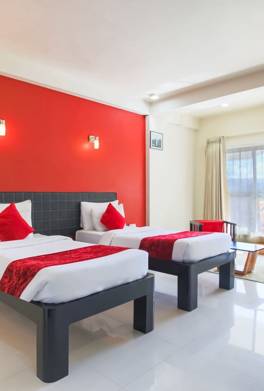 Premium twin bed room with Garden view