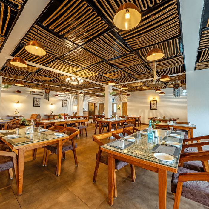 Himalayan Spices restaurant interior at The Mallard Corbett