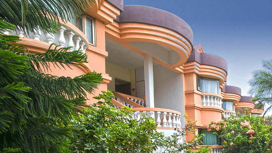 Facade of the Lotus Eco Beach Resort Benaulim Goa 