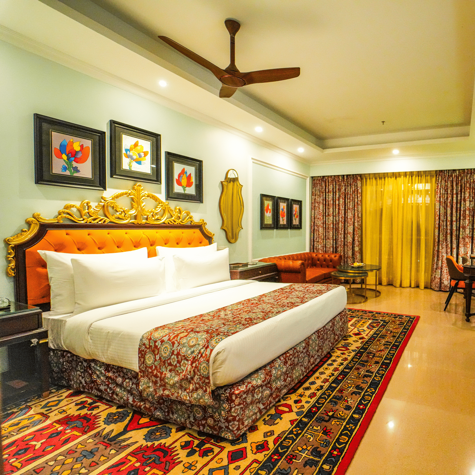 Elegantly furnished Premium Room with king bed at MAYFAIR Oasis Resort and Convention Jharsuguda