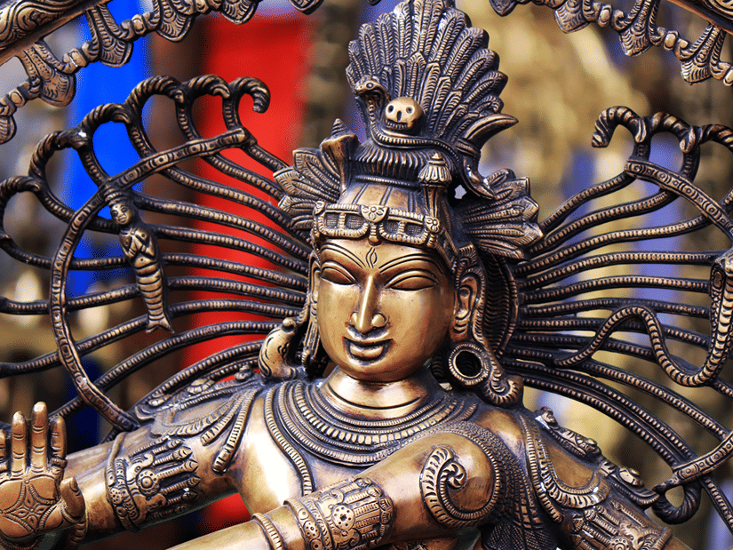 a statue of Shiva in the form of Nataraja
