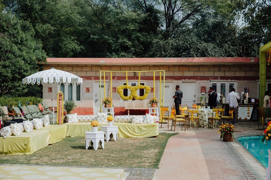Haldi Decor - Divya X DInesh-Luxury Destination Wedding Resort in Jaipur 3