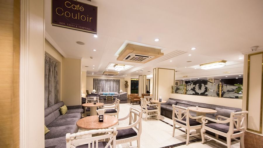 interior view of Café Couloir in vile parle