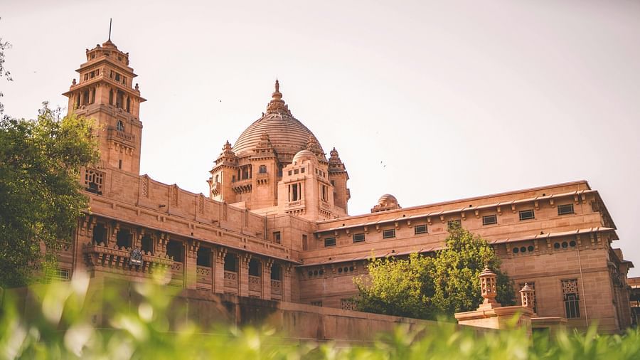 An image of a monument of Umaid Bhawan  in Jodhpur