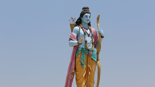 a statue of lord rama