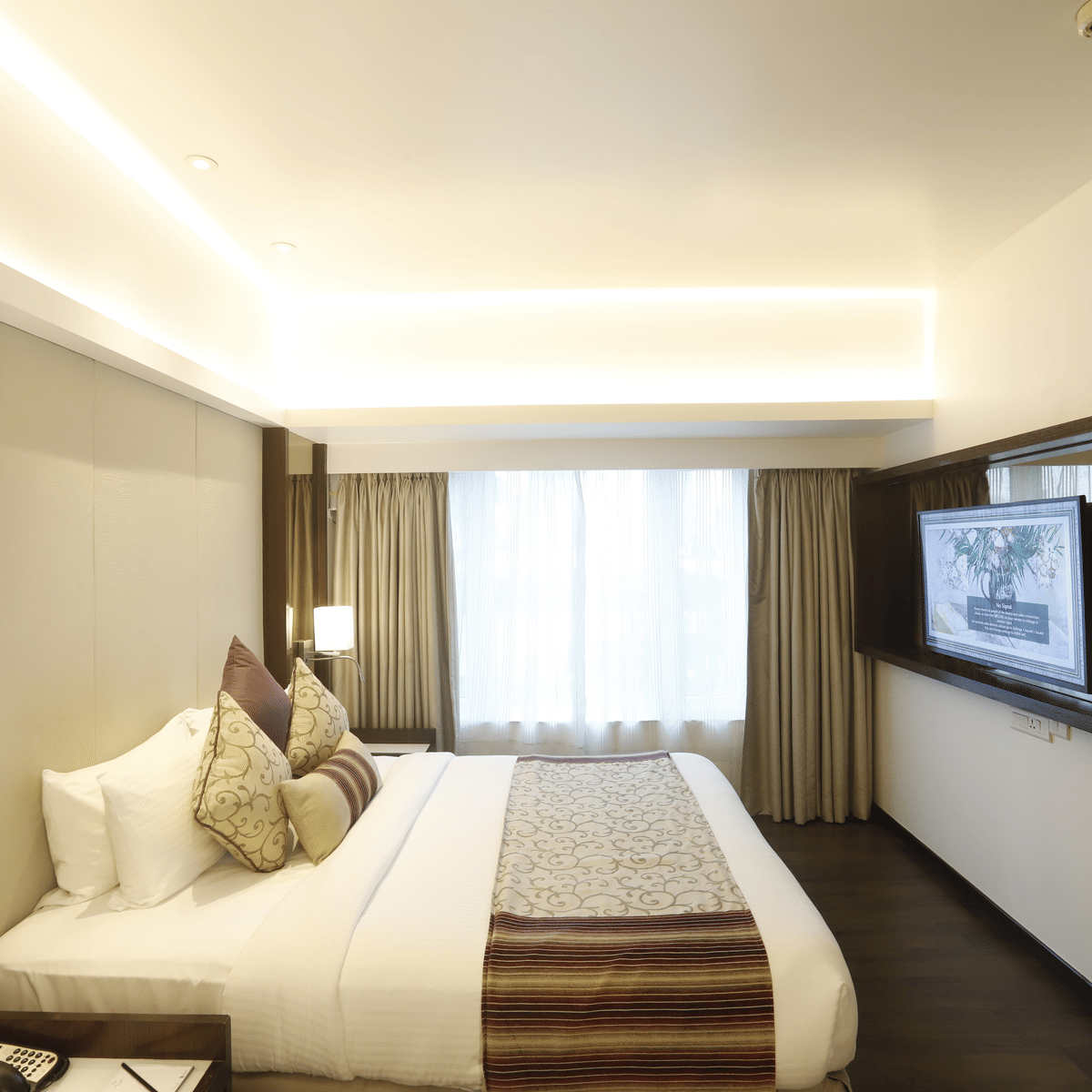 Suite at The Sahil Hotel, Mumbai Central, offering comfort between hospital appointments