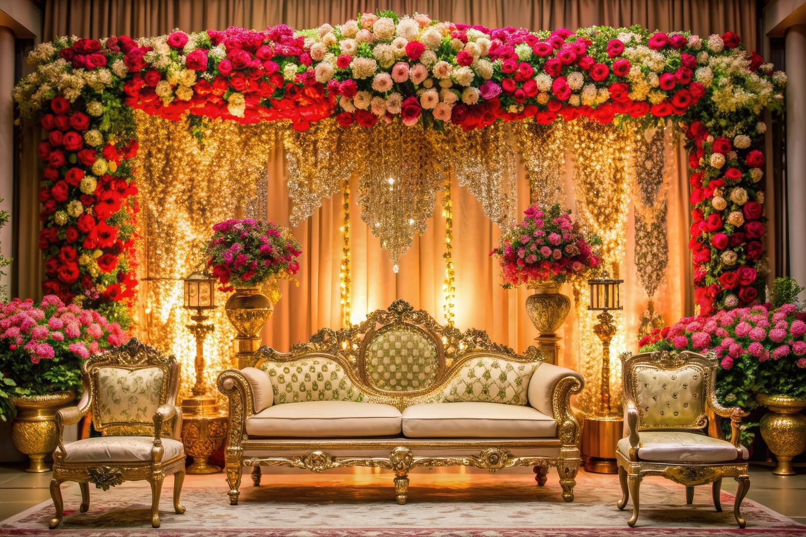 Step into a world of enchantment at Milan by Mayfair’s wedding reception.