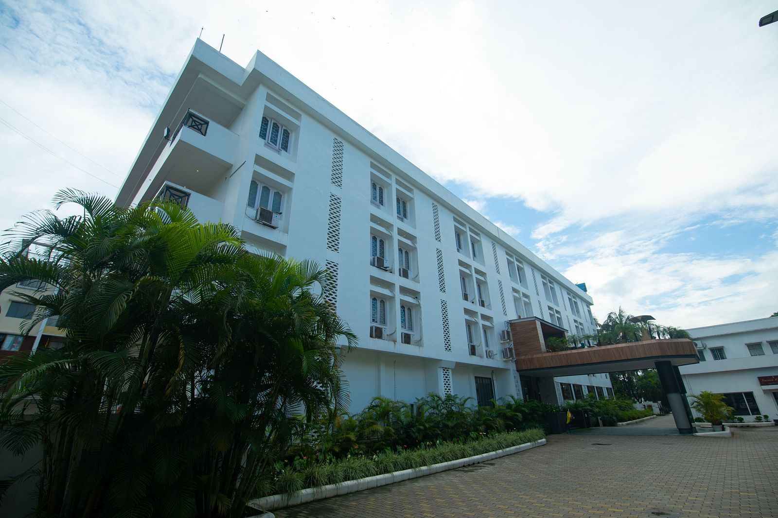 Facade view in the morning - The Cindrella Hotel, Siliguri