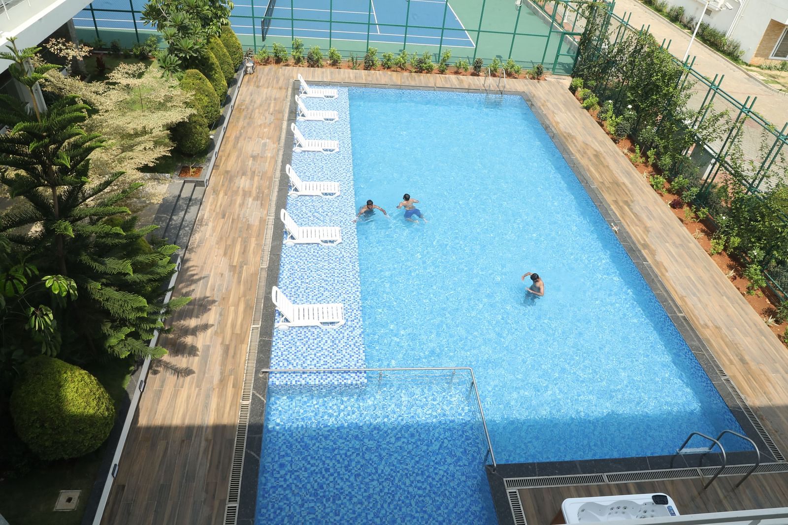 A bird eye view of swimming pool - Welcome Inn Hotels