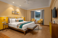 Interiors of the two bedroom ganges facing apartment