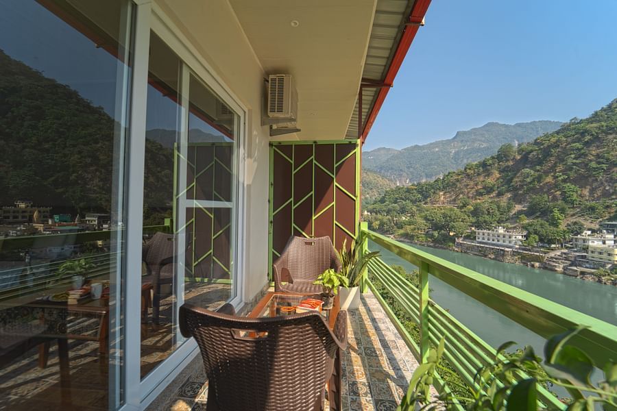 alt-text View of River Ganga from the balcony - Kunwar Residency