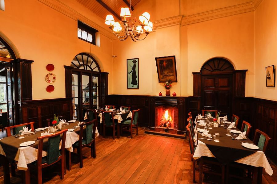 interior of our restaurant at king's cliff