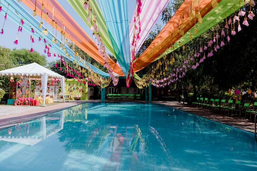 Poolside Decor - Haldi Ceremony