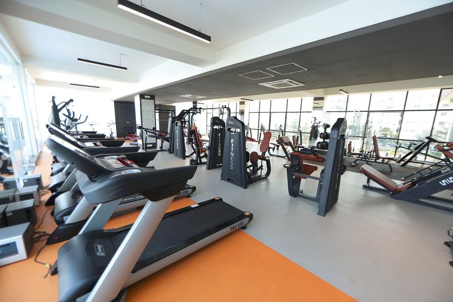 Gym equipment in the day light
