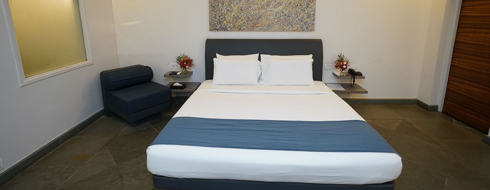 An image of a bedroom with king size bed - Argo By Trance, Goa