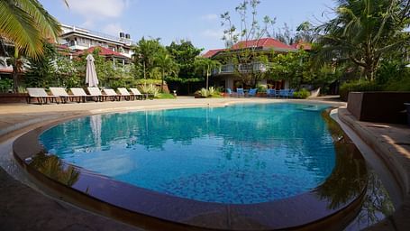 An image of a swimming pool in a private property - Argo By Trance, Goa