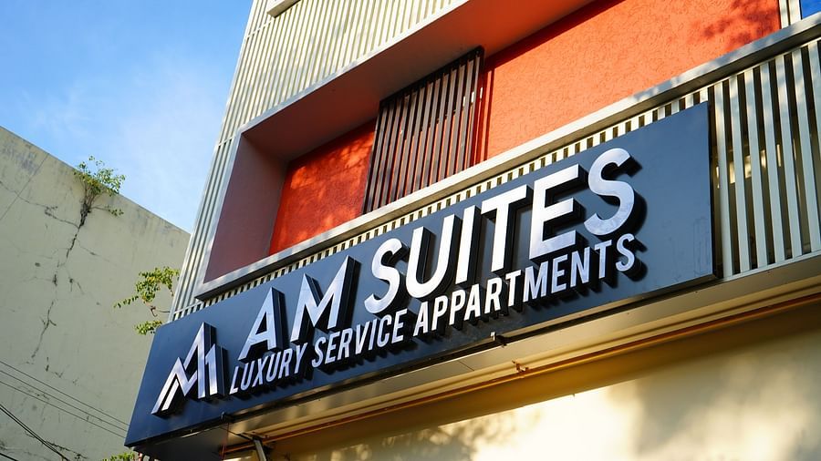 Facade of a building - A M Suites