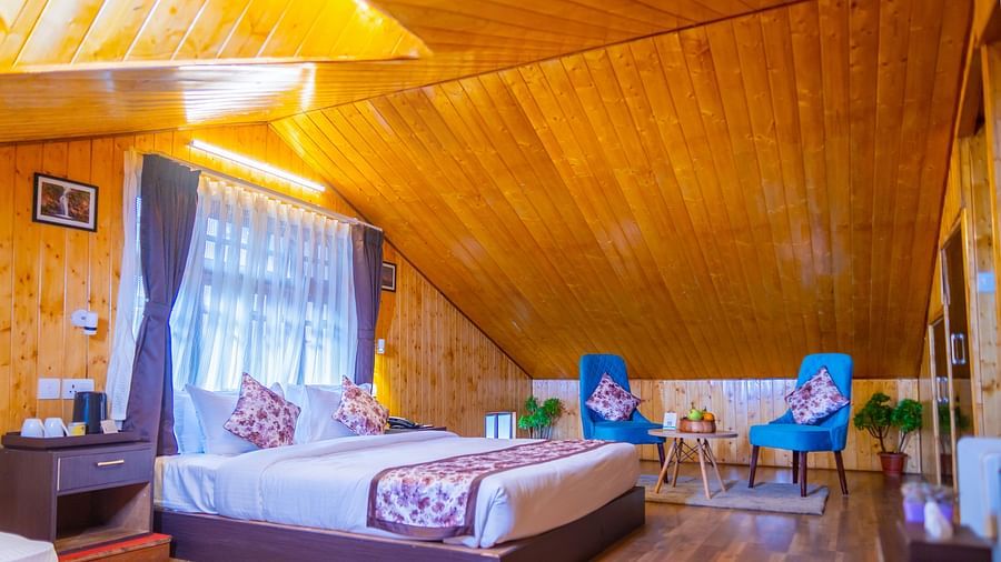 Dream Villa Retreat, Pelling - The interiors of the Attic Rooms at our hotel