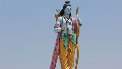 A statue of Lord Rama