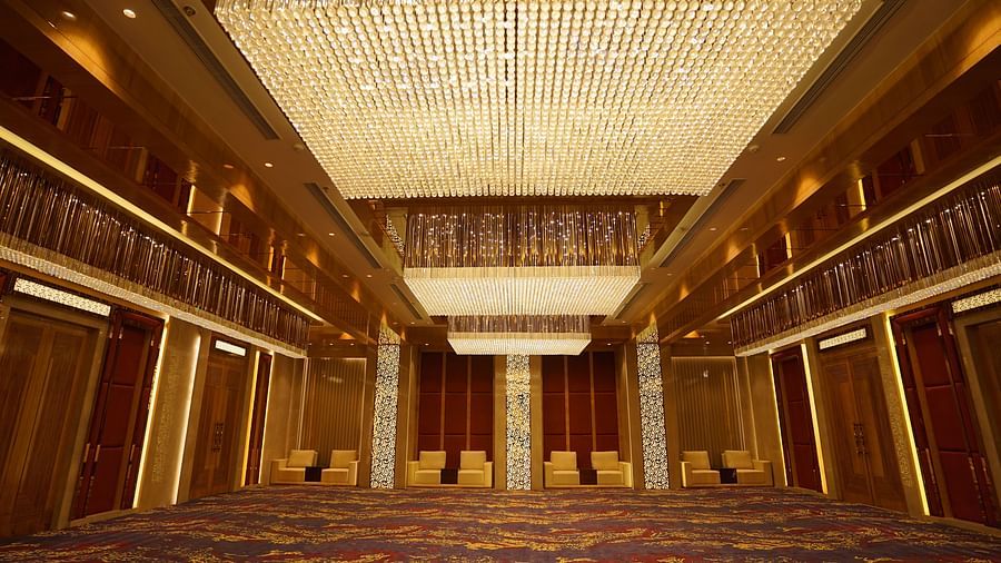 interior of best western banquet hall