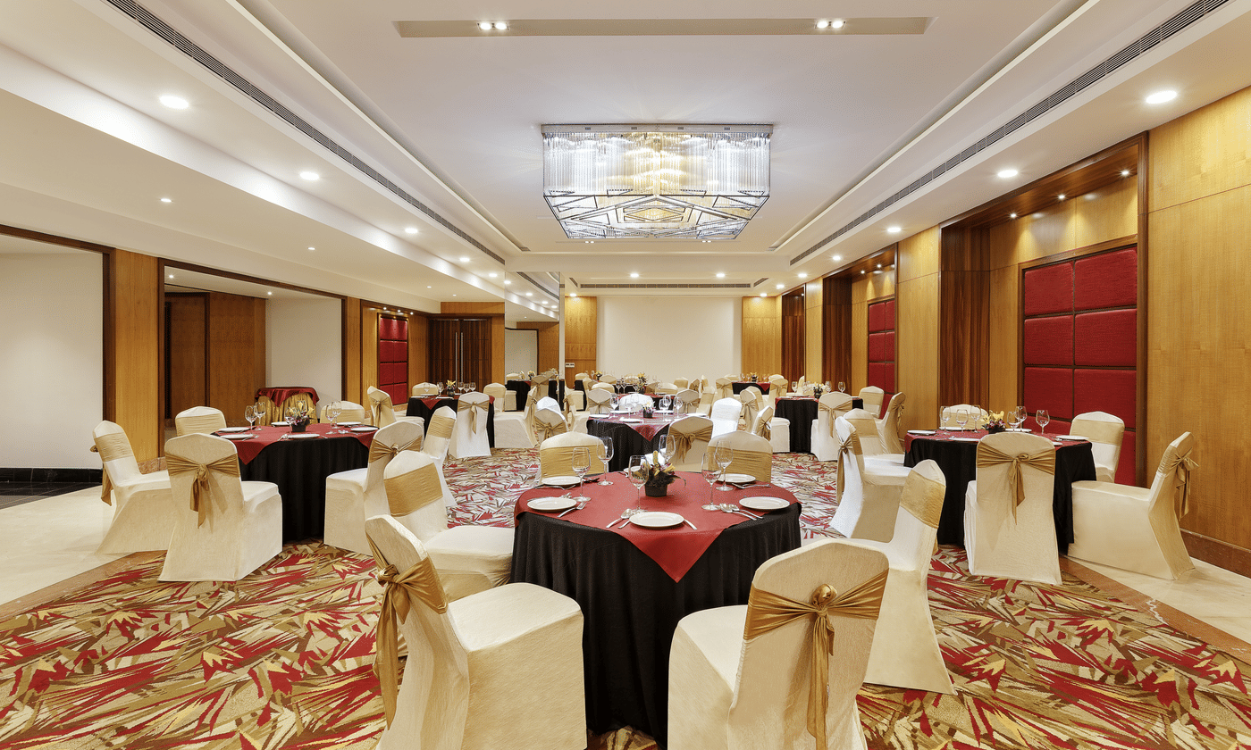 LeRoi banquet hall, 4200 sq ft event venue at La Marvella, Bengaluru