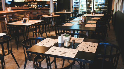 Table in Vintage Restaurant