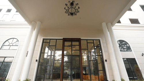 entrance to one of our hotels