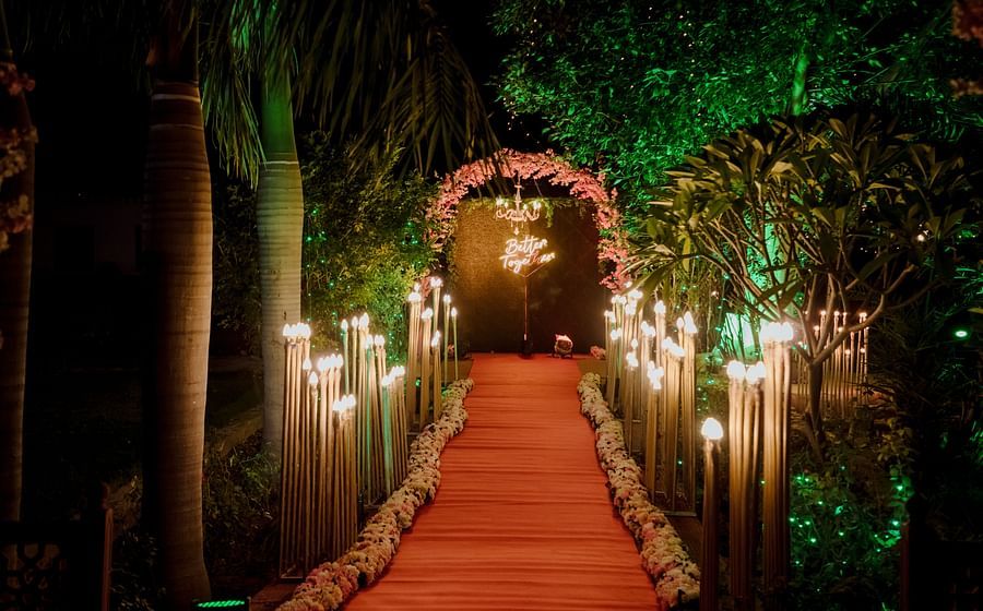 Sangeet @ Temple Lawns - 2- Destination Wedding Resorts in Jaipur