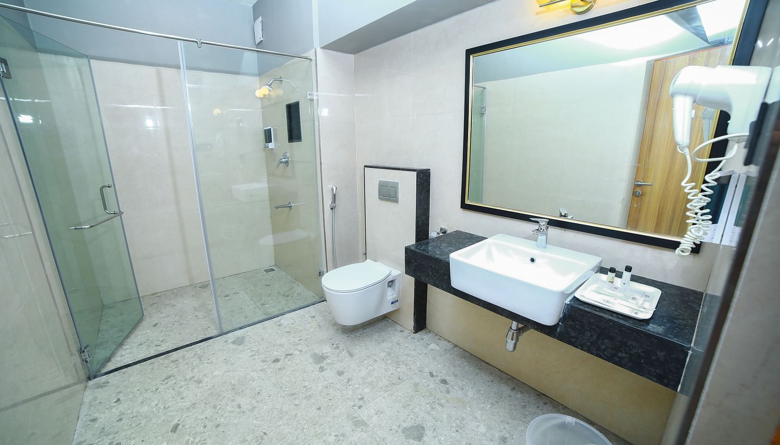 Washroom of Grand Balcony Room at Grand Palace, Yercaud