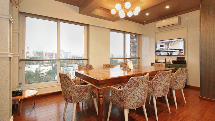 Elegant looking meeting room | Theory9 - Premium Service Apartments, Bandra